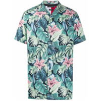 Tommy Hilfiger Camisa mangas curtas com estampa floral - Verde