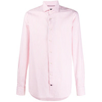 Tommy Hilfiger Camisa mangas longas com listras - Rosa