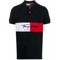 Tommy Hilfiger Camisa polo color block - Azul