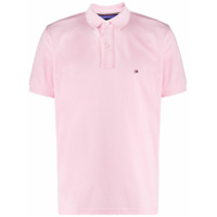 Tommy Hilfiger Camisa polo com logo bordado - Rosa