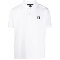 Tommy Hilfiger Camisa polo mangas curtas com logo bordado - Branco