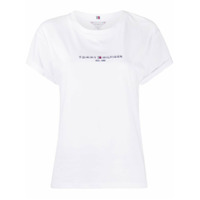 Tommy Hilfiger Camiseta com estampa de logo - Branco