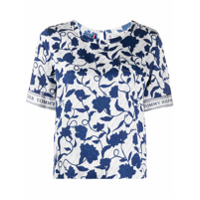 Tommy Hilfiger Camiseta com estampa floral - Azul