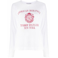 Tommy Hilfiger Camiseta com estampa Heritage - Branco