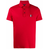 Tommy Hilfiger logo print polo shirt - Vermelho
