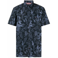 Tommy Hilfiger palm print short-sleeve shirt - Azul