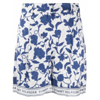 Tommy Hilfiger Short com estampa floral - Azul