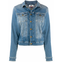 Tommy Jeans Jaqueta jeans com efeito desbotado - Azul