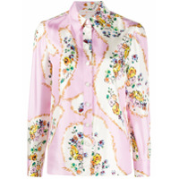 Tory Burch Camisa com estampa floral - 653 PINK PORCELAIN FLORAL