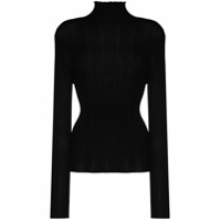 Totême Blusa Narano de tricô canelado - Preto