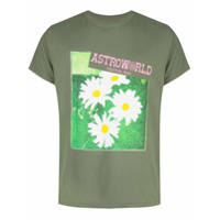 Travis Scott Astroworld Camiseta com estampa gráfica - Verde