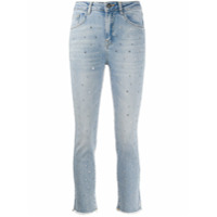 Twin-Set Calça jeans skinny com cintura alta - Azul