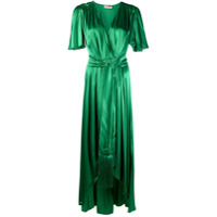 Twin-Set Vestido envelope com amarração no cós - Verde