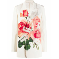 Undercover Blazer com estampa de rosas - Branco