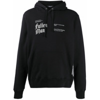 Undercover Moletom com capuz e estampa de slogan - Preto