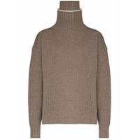 UNIFORME roll-neck chunky-knit jumper - Marrom