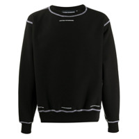 United Standard contrast stitching sweatshirt - Preto