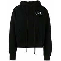 UNRAVEL PROJECT Moletom com capuz e estampa de logo - Preto