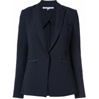Veronica Beard Blazer com zíper no bolso - Azul