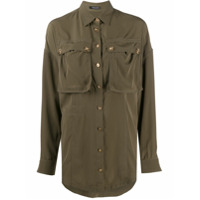 Versace Camisa com abotoamento frontal - Verde