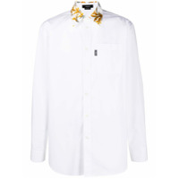Versace Camisa com bordado barroco - Branco