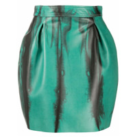 Versace Camisa com padronagem tie-dye - Verde