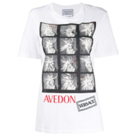 Versace Camiseta com estampa Donatella Avedon - Branco