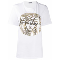 Versace Camiseta com estampa metálica Medusa - Branco