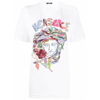 Versace Camiseta com Medusa e estampa gráfica - Branco