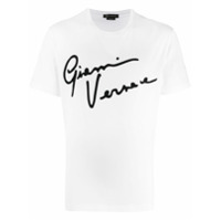 Versace Camiseta Gianni Versace com aplicação - Branco