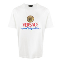 Versace Camiseta Home Signature com estampa de logo - Branco