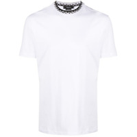 Versace Camiseta mangas curtas com logo - Branco