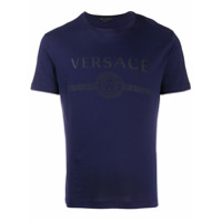 Versace Camiseta Medusa com estampa de logo - Azul