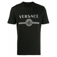 Versace Camiseta Medusa com estampa de logo - Preto