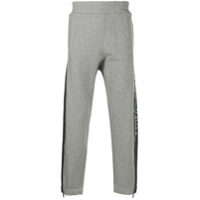 Versace Jaqueta esportiva com acabamento de logo - Cinza