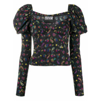 Versace Jeans Couture Blusa com estampa paisley - Preto