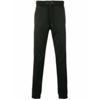 Versace Jeans Couture Calça esportiva com contraste - Preto