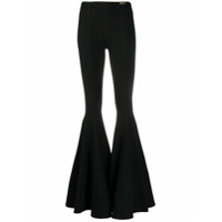Versace Jeans Couture Calça flare cintura média - Preto