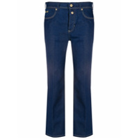 Versace Jeans Couture Calça jeans pantacourt Heritage - Azul