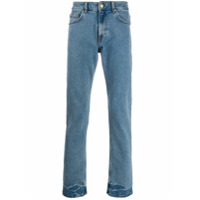 Versace Jeans Couture Calça jeans reta Tropical Pocket - Azul