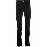 Versace Jeans Couture Calça jeans skinny cintura média - Preto