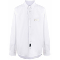 Versace Jeans Couture Camisa com detalhe de logo - Branco