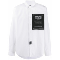 Versace Jeans Couture Camisa com estampa e patch - Branco