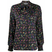 Versace Jeans Couture Camisa com estampa paisley - Preto