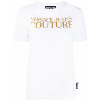 Versace Jeans Couture Camiseta com detalhe dourado - Branco