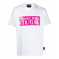 Versace Jeans Couture Camiseta com estampa de logo - Branco