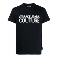 Versace Jeans Couture Camiseta com estampa de logo - Preto
