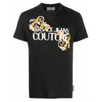 Versace Jeans Couture Camiseta com estampa de logo - Preto