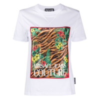 Versace Jeans Couture Camiseta com estampa de selva - Branco
