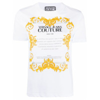 Versace Jeans Couture Camiseta com estampa grÃ¡fica - Branco